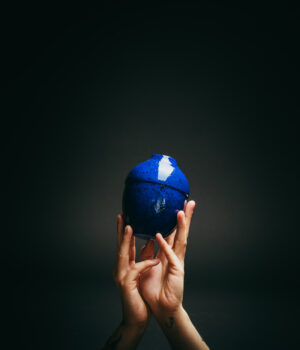 Vase Donguri Bleu de bleu